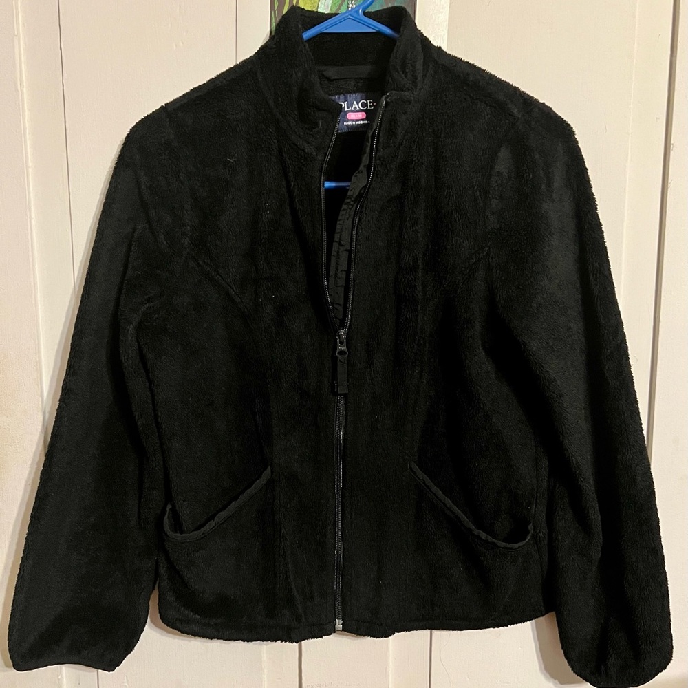 Girls fleece zip up sweater